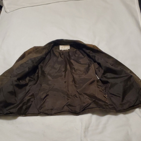 Margaret Godfrey Suede Leather Blazer - Picture 7 of 14